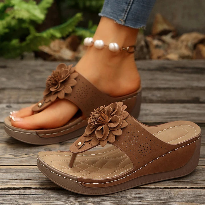 Petal Wedge Sandal