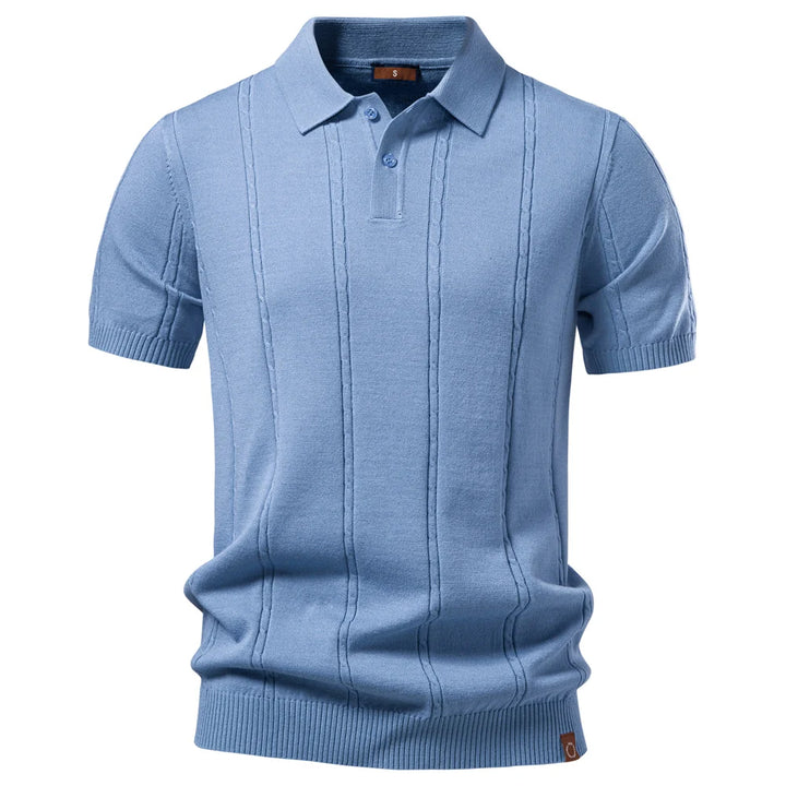 Stripe Performance Polo