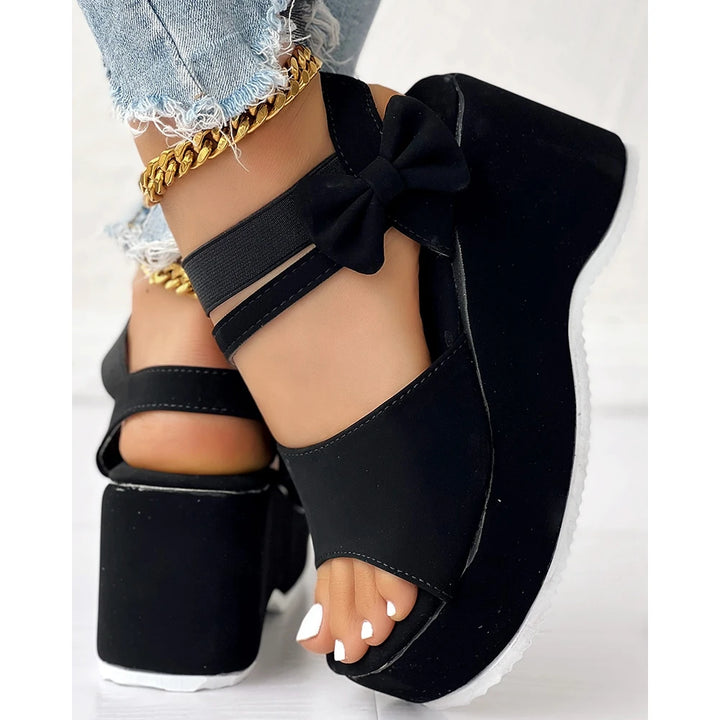 Valeria Bow Wedges