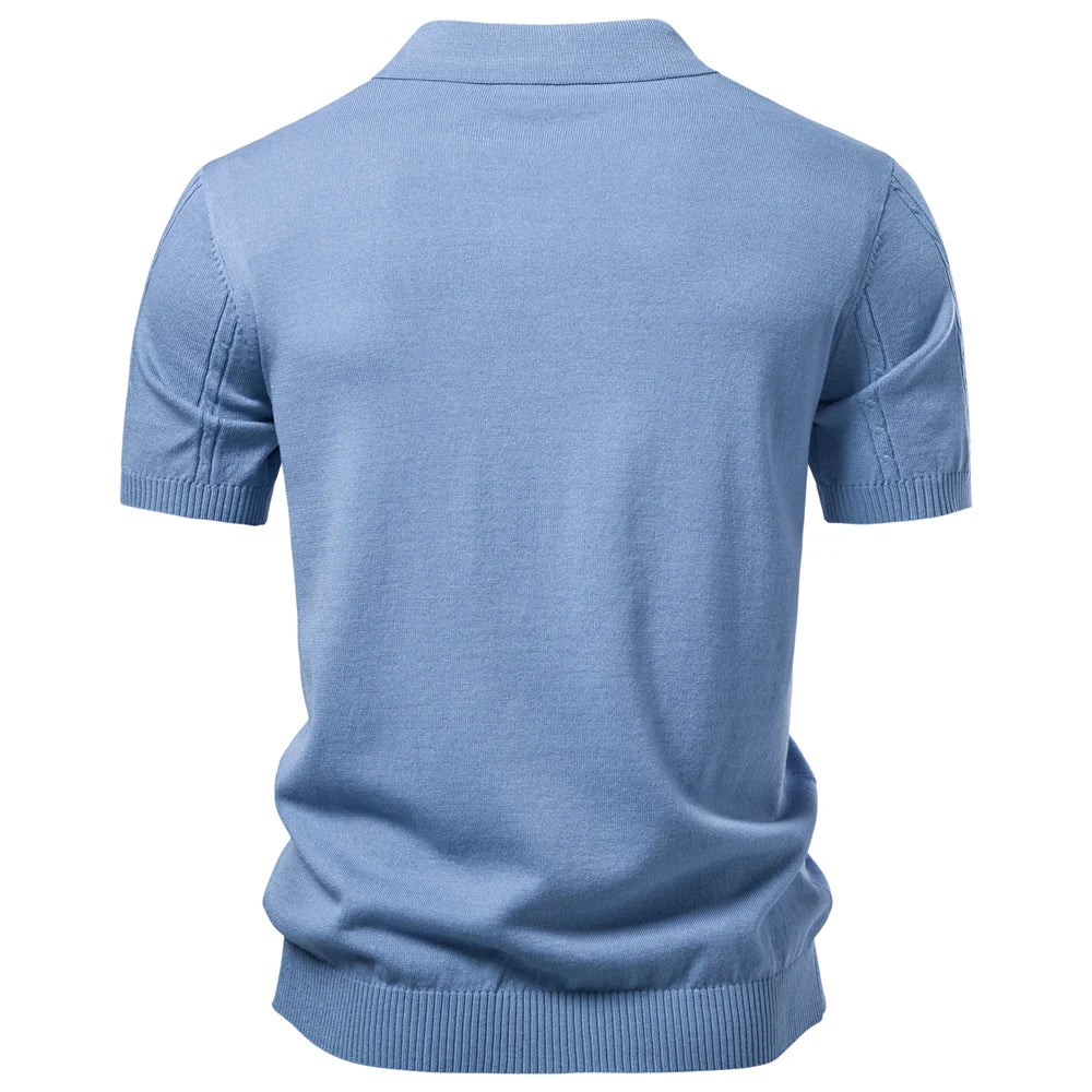 Stripe Performance Polo