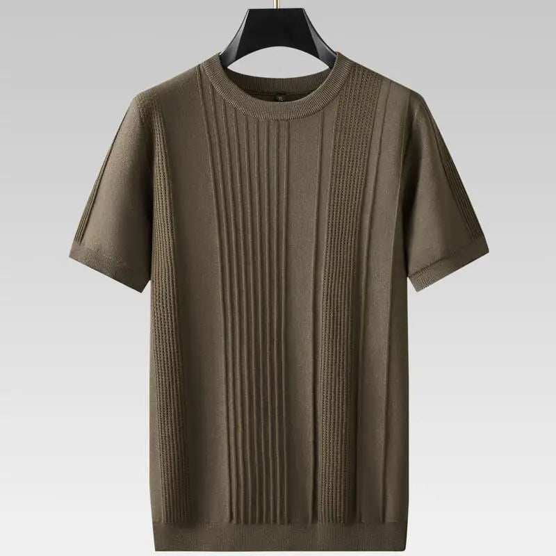 Refined Ribbed Knit Shirt