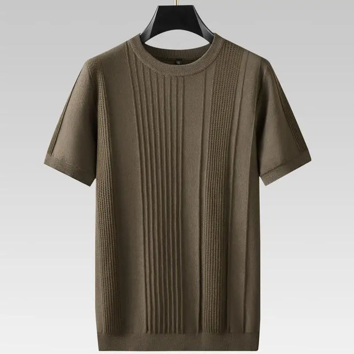 Refined Ribbed Knit Shirt