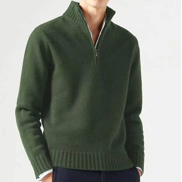 MERLIN ZIPPER SWEATER