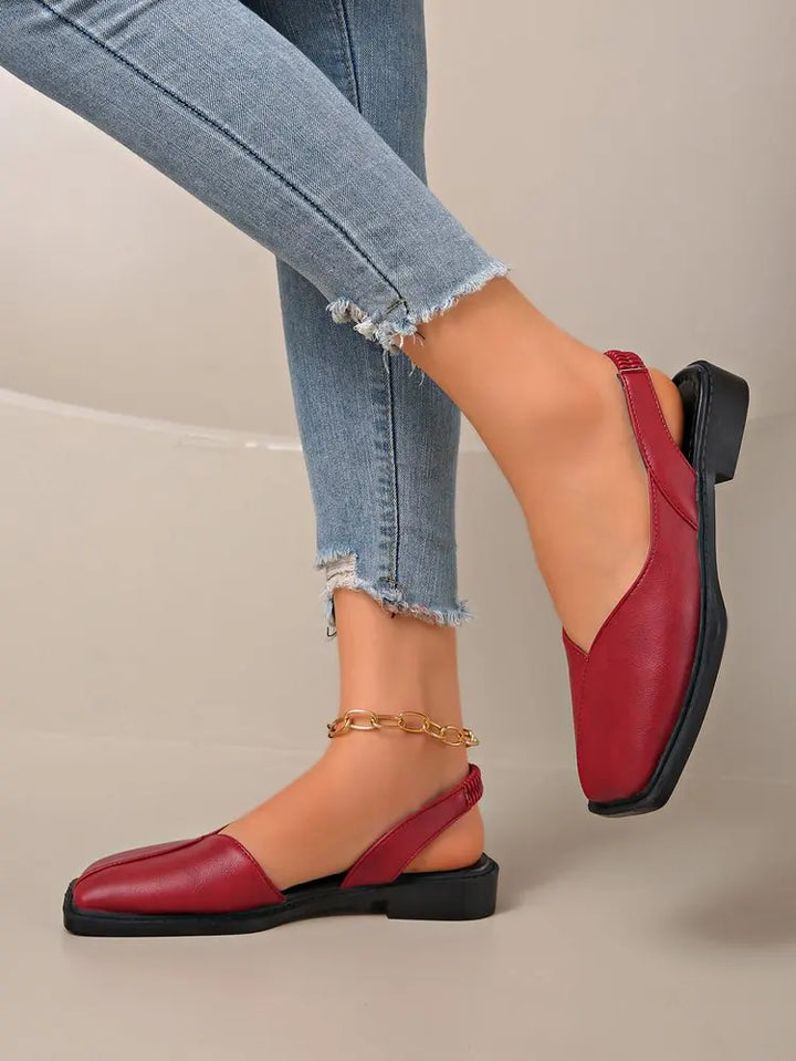 Colorblock Slip Flat
