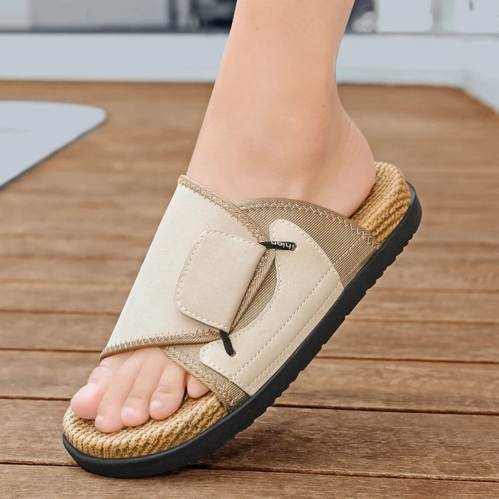 Ethan Leather Slides