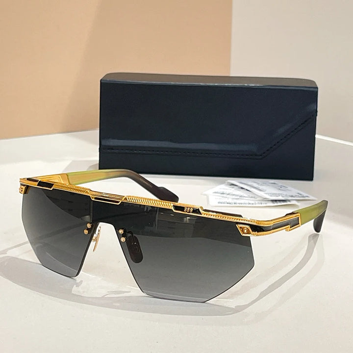 Rimless Gradient Shield Sunglasses