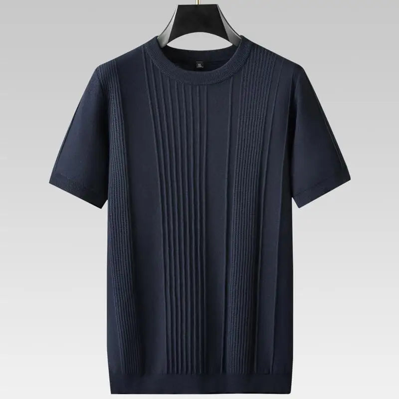 Refined Ribbed Knit Shirt