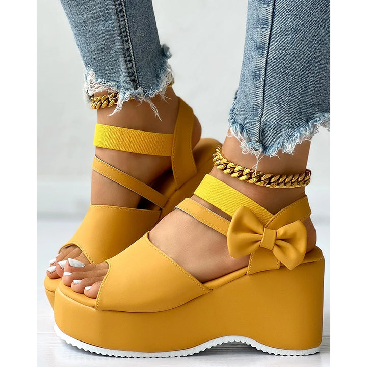 Valeria Bow Wedges
