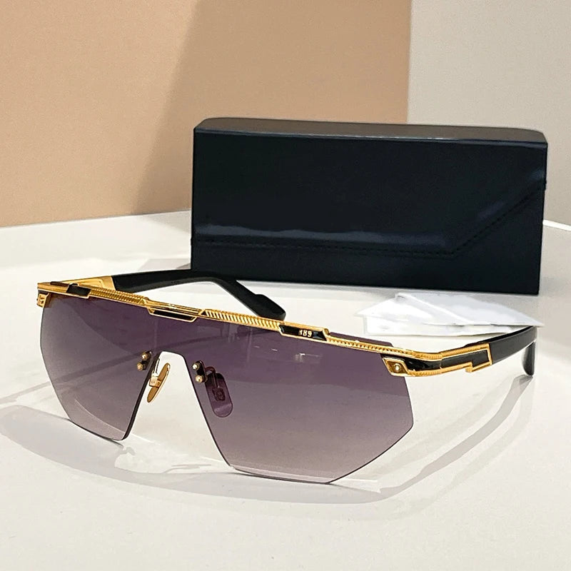 Rimless Gradient Shield Sunglasses