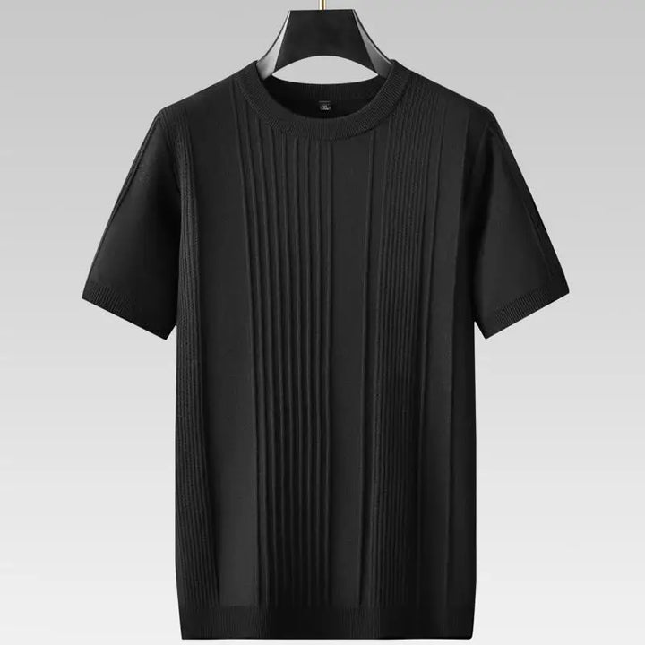 Refined Ribbed Knit Shirt