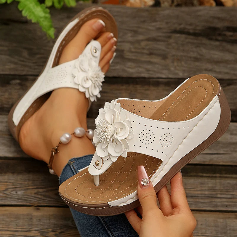 Petal Wedge Sandal