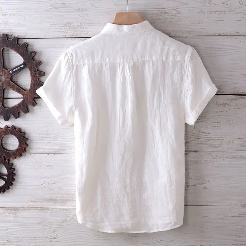 Coastal Crinkle Button-Up