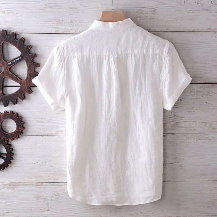 Coastal Crinkle Button-Up