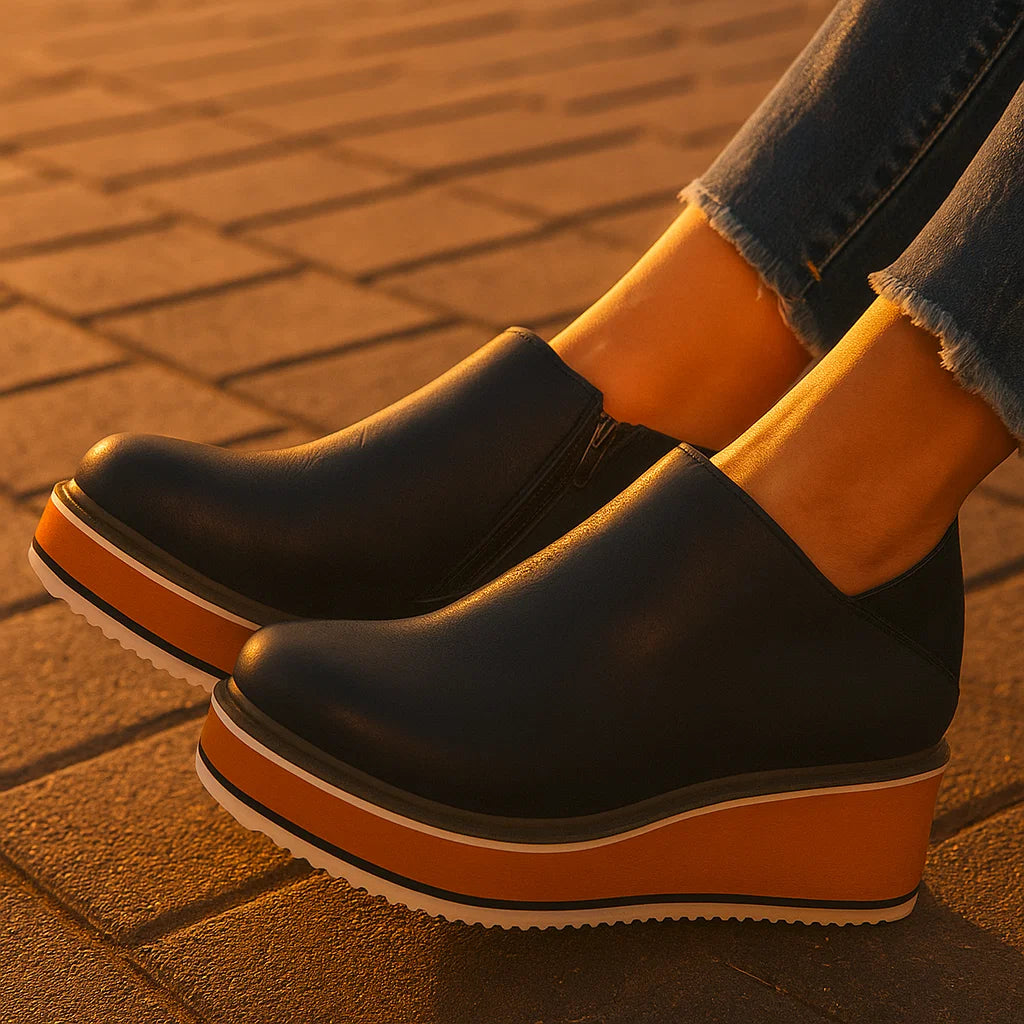 Adalene Wedge Ankle Boots